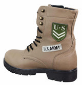 Botines de hombre estilo ejército estadounidense