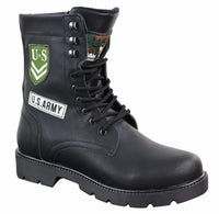 Botines de hombre estilo ejército estadounidense