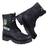 Botines de hombre estilo ejército estadounidense