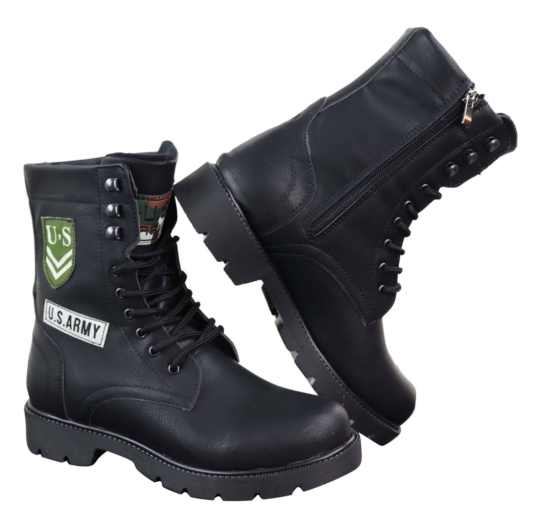 Botines de hombre estilo ejército estadounidense