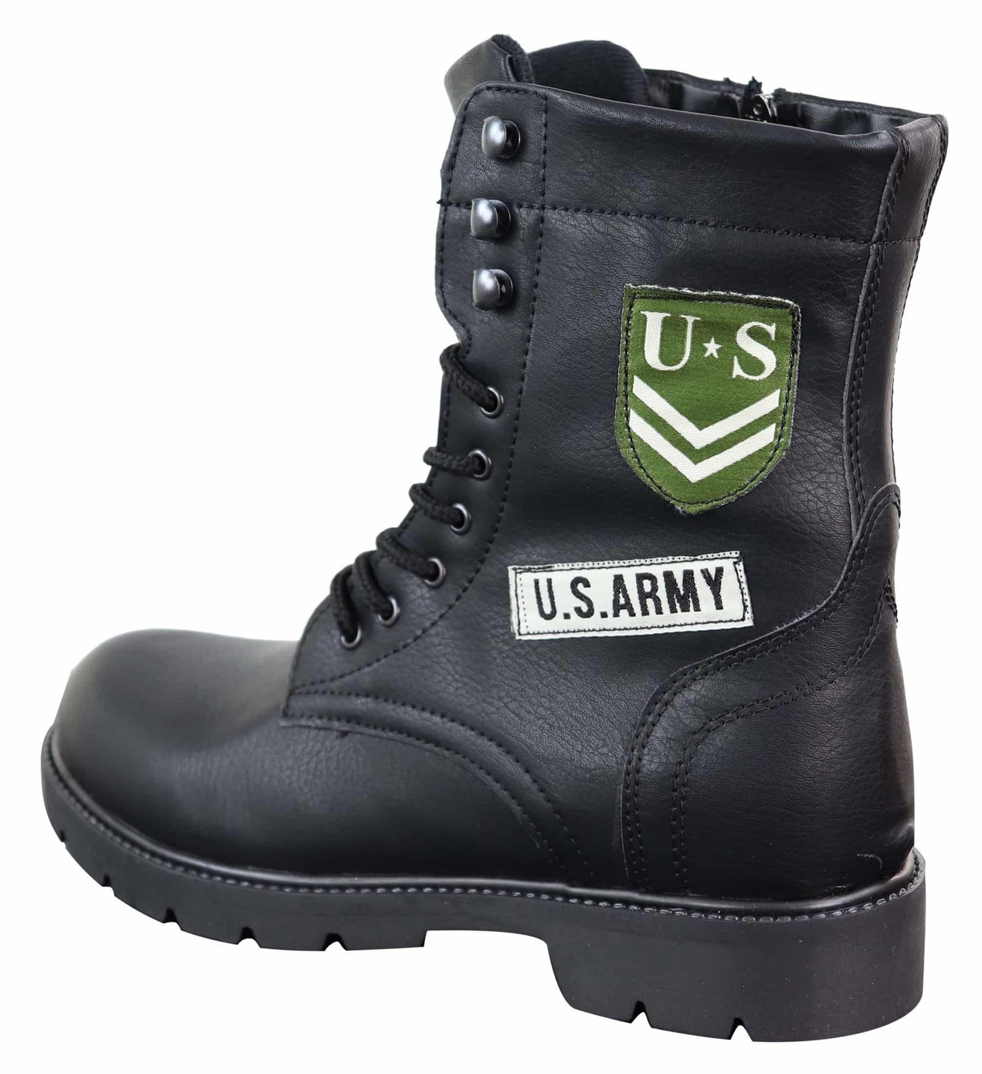Botines de hombre estilo ejército estadounidense