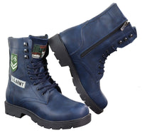 Botines de hombre estilo ejército estadounidense