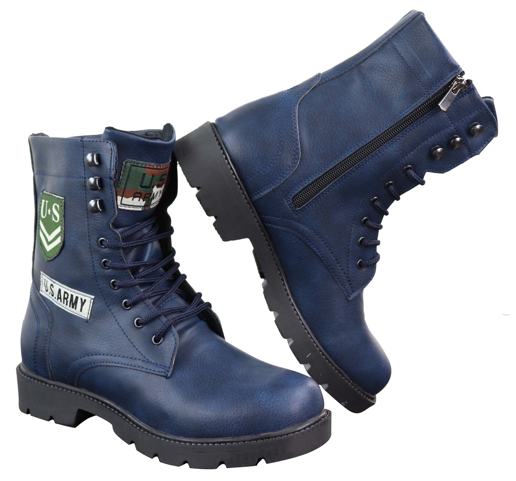 Botines de hombre estilo ejército estadounidense
