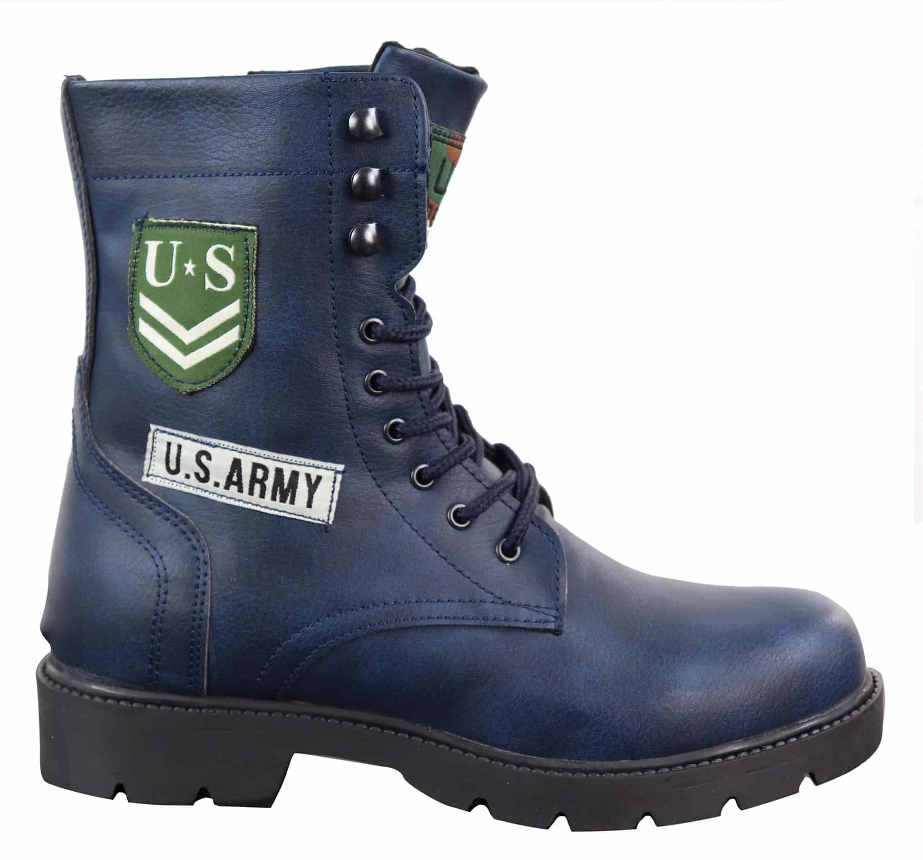 Botines de hombre estilo ejército estadounidense