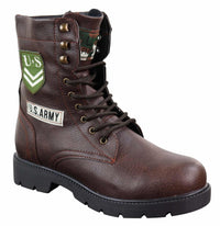 Botines de hombre estilo ejército estadounidense