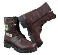 Botines de hombre estilo ejército estadounidense
