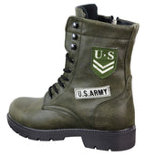 Botines de hombre estilo ejército estadounidense