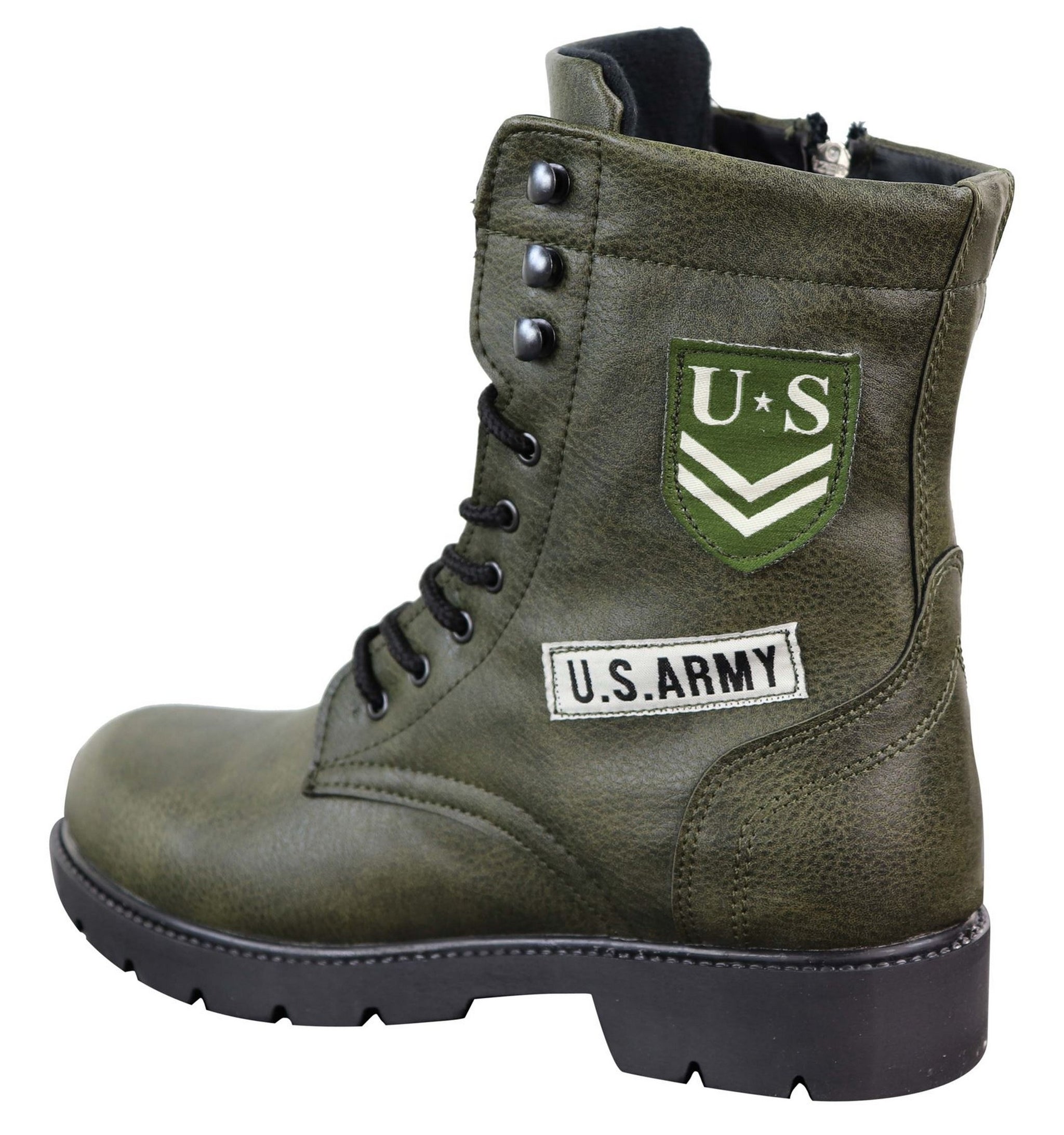Botines de hombre estilo ejército estadounidense