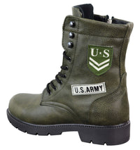 Botines de hombre estilo ejército estadounidense
