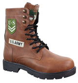 Botines de hombre estilo ejército estadounidense