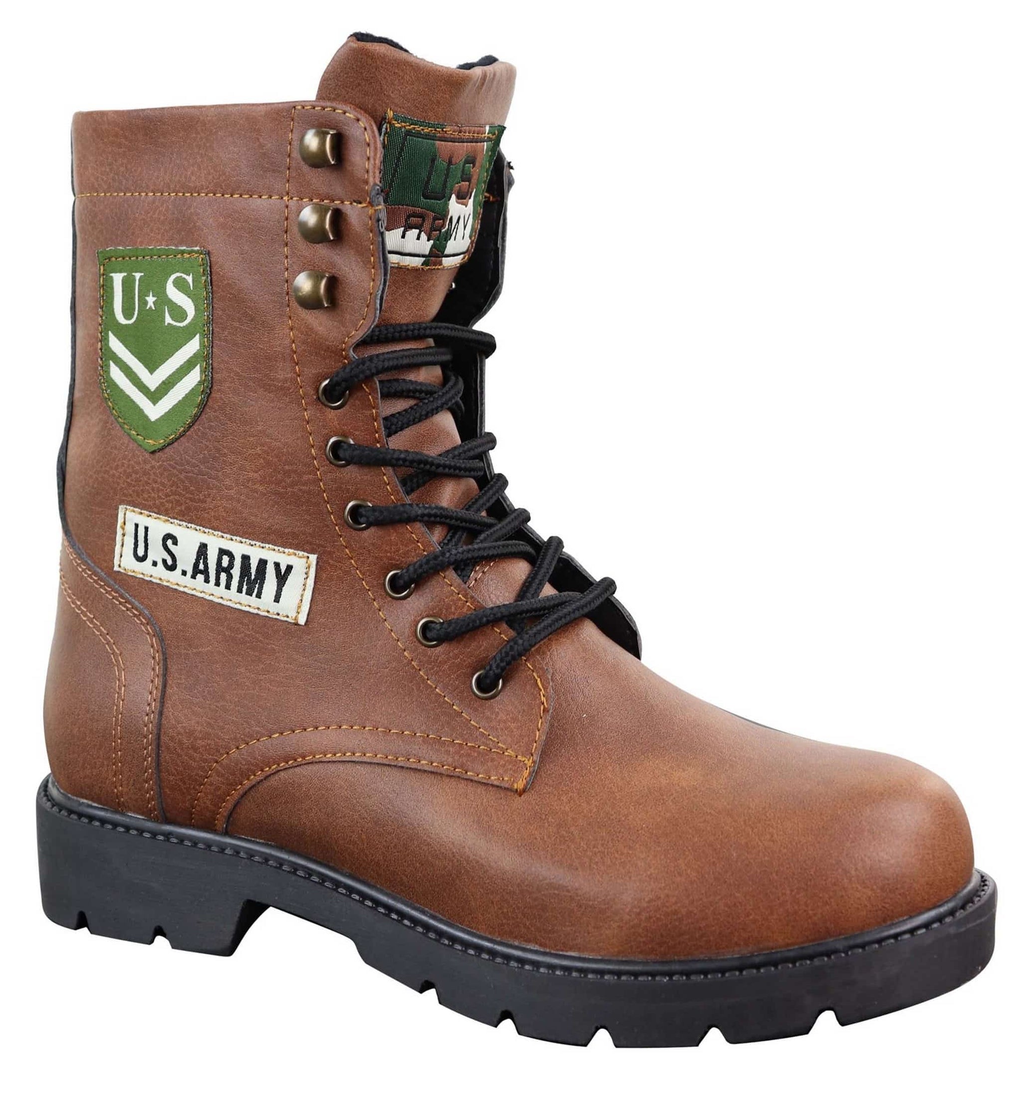 Botines de hombre estilo ejército estadounidense