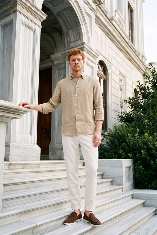 Cream Polyester