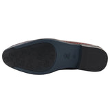 Mocasines rojos formales para hombre