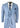 Traje de hombre azul claro de 3 piezas con costura clásica para bodas, verano y graduaciones.