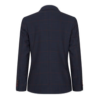 Traje de tres piezas a cuadros azul marino para niño, Red Edinson Marc Darcy, estilo clásico vintage para bodas