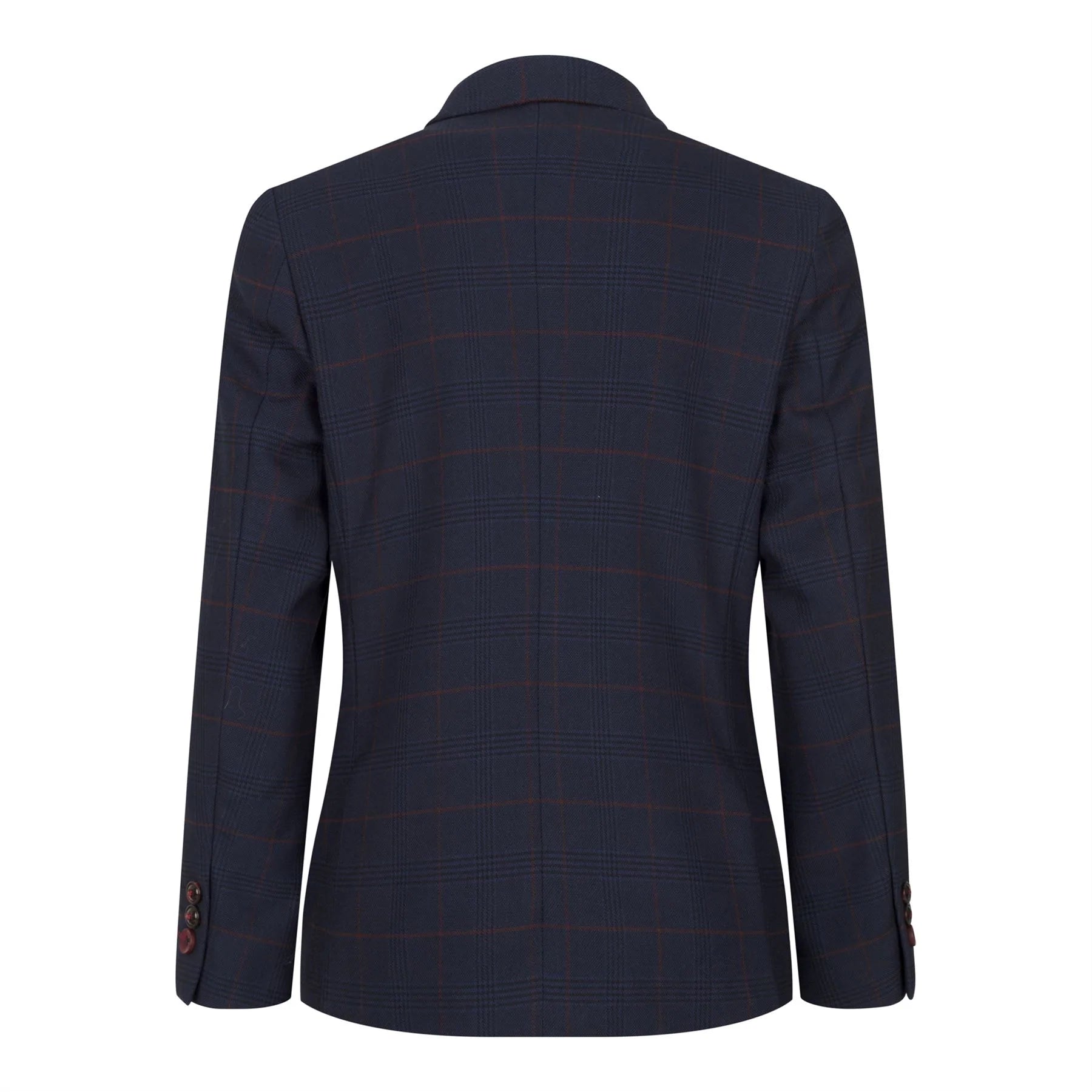 Traje de tres piezas a cuadros azul marino para niño, Red Edinson Marc Darcy, estilo clásico vintage para bodas