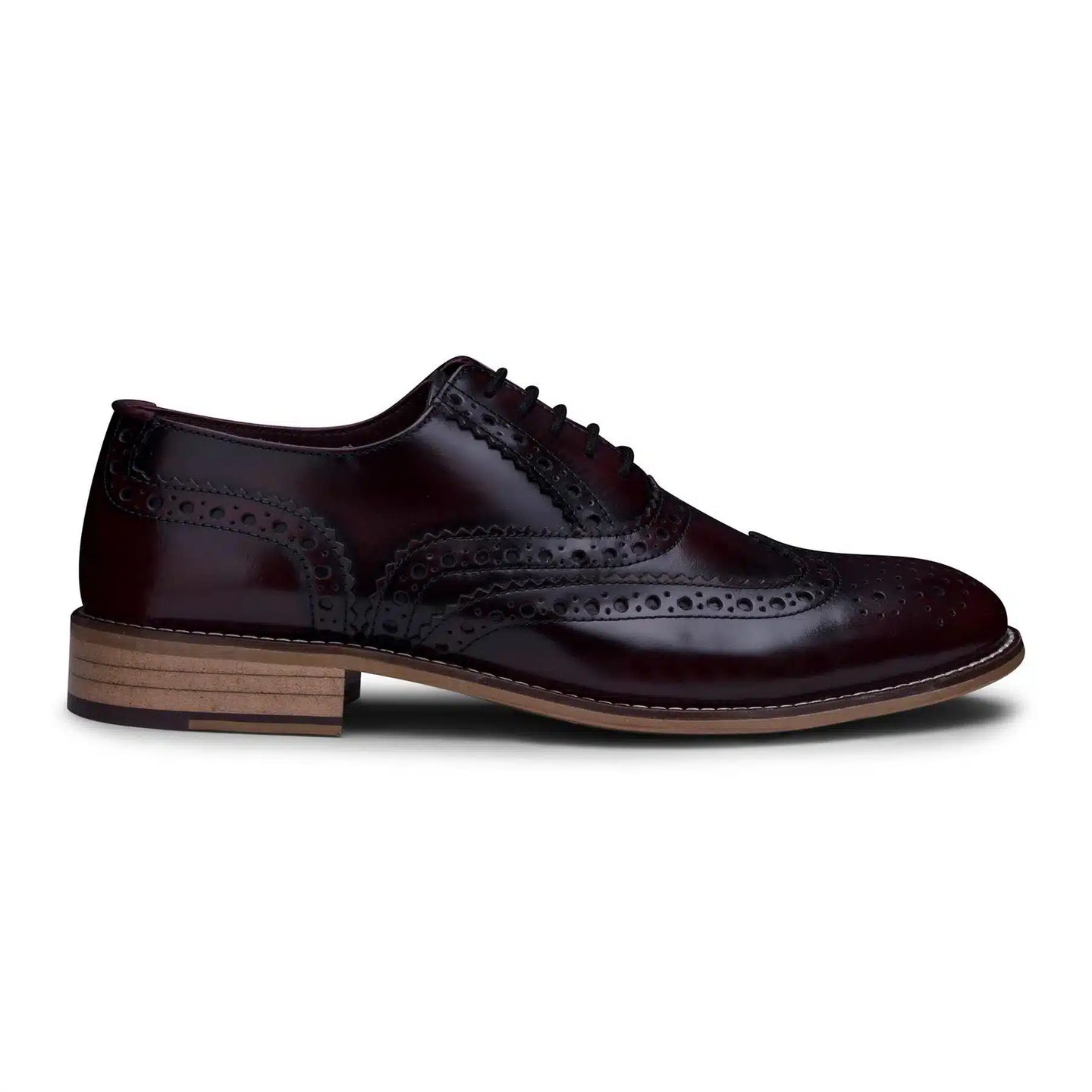 Zapatos de hombre de cuero auténtico estilo vintage, tipo brogue, de los años 20, de ante y tweed con cordones, elegantes y formales.