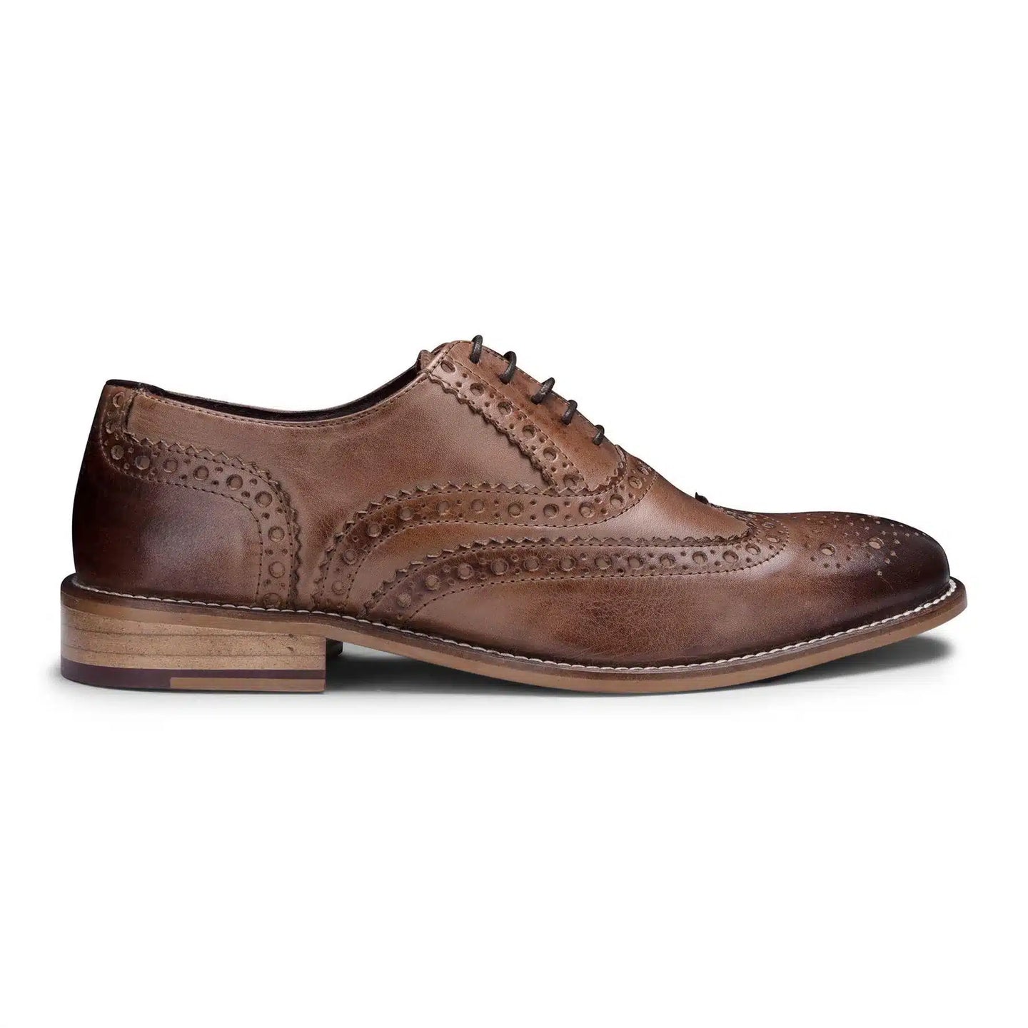 Zapatos vintage de cuero auténtico para hombre, estilo brogue de los años 20, de ante y tweed con cordones, elegantes y formales.