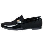 Zapatos mocasines negros ligeros sin cordones para hombre