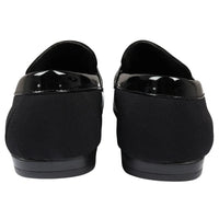Zapatos mocasines negros ligeros sin cordones para hombre