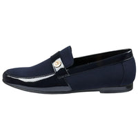 Zapatos mocasines ligeros azul marino para hombre
