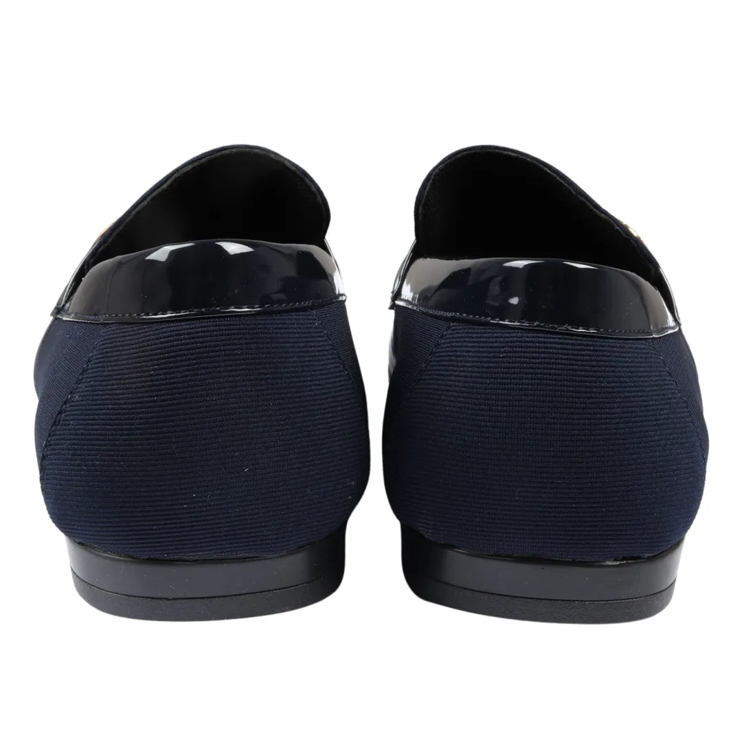 Zapatos mocasines ligeros azul marino para hombre