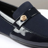 Zapatos mocasines ligeros azul marino para hombre