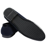 Zapatos mocasines ligeros azul marino para hombre