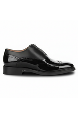 Harry - Zapatos brogue de charol negro para hombre