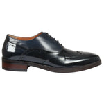 Harry - Zapatos brogue de charol azul marino para hombre