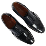 Harry - Zapatos brogue de charol azul marino para hombre
