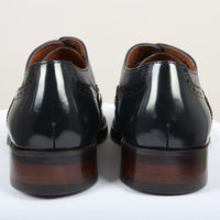 Harry - Zapatos brogue de charol azul marino para hombre