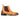 Botas brogue de cuero auténtico para hombre, sin cordones, color marrón claro, estilo clásico elegante formal, Londres
