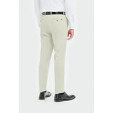 Tropez - Pantalones formales de hombre color verde salvia