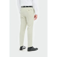 Tropez - Pantalones formales de hombre color verde salvia