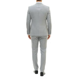 IM33 - Traje de hombre de 3 piezas gris de corte sastre