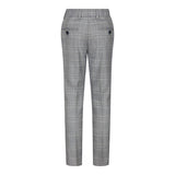 Traje de 3 piezas para niño Marc Darcy, gris, Príncipe de Gales, cuadros azules, estilo vintage retro.