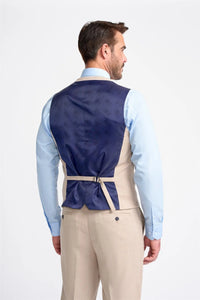 Miami - Chaleco beige para hombre para bodas
