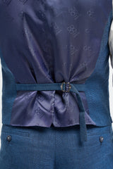 Miami - Chaleco azul para hombre para bodas
