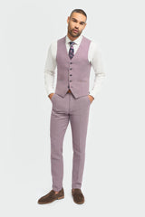 Miami - Chaleco rosa ajustado de verano para hombre