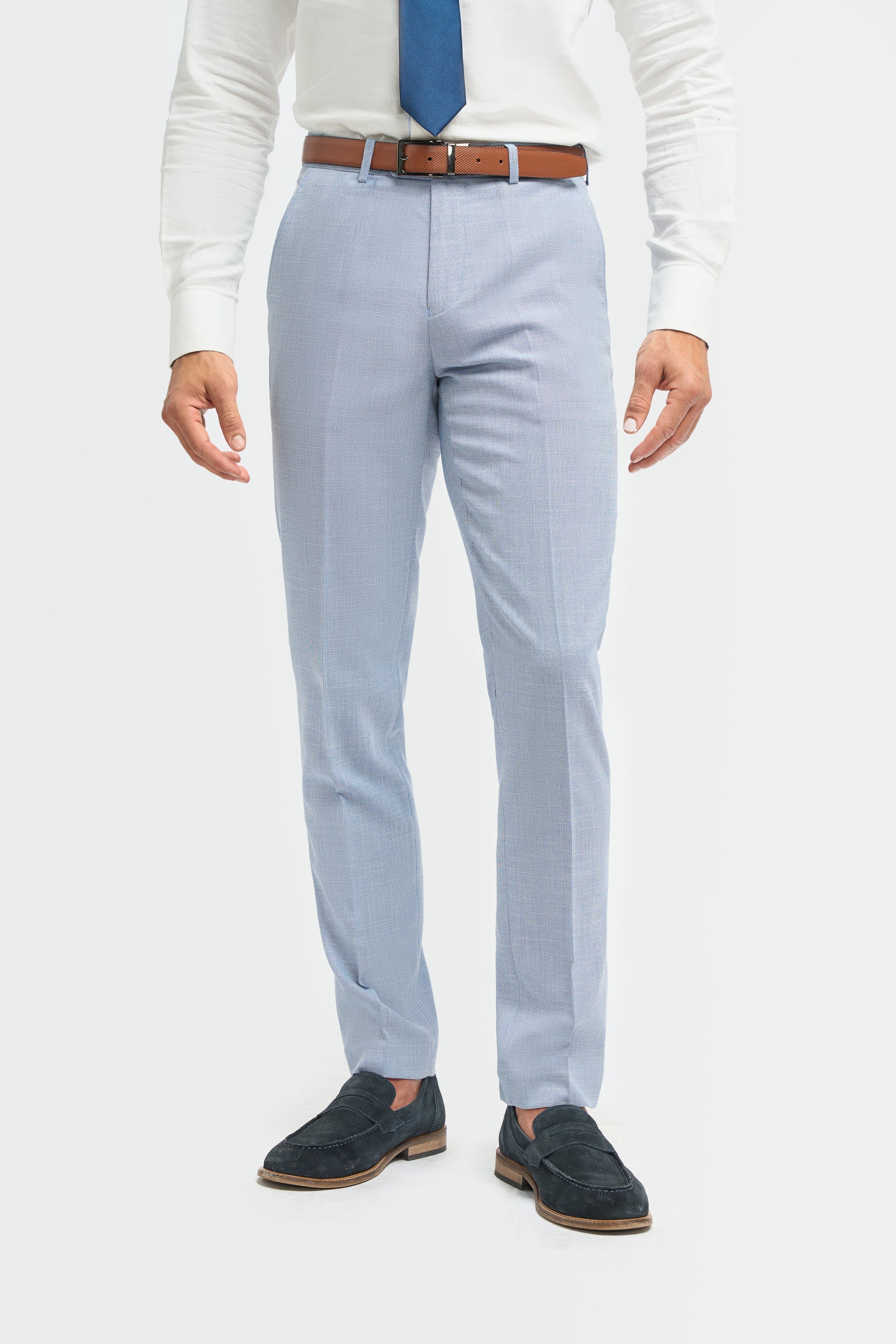 Miami - Pantalones de verano azul claro para hombre