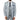Traje de tres piezas de tweed a cuadros azul claro para hombre de Mark, corte entallado.