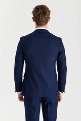 Mayfair - Traje de hombre azul marino de dos piezas con doble botonadura.