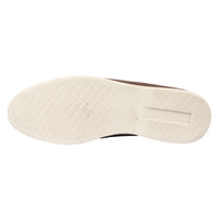 Mocasines de ante marrón para hombre, de ajuste cómodo.