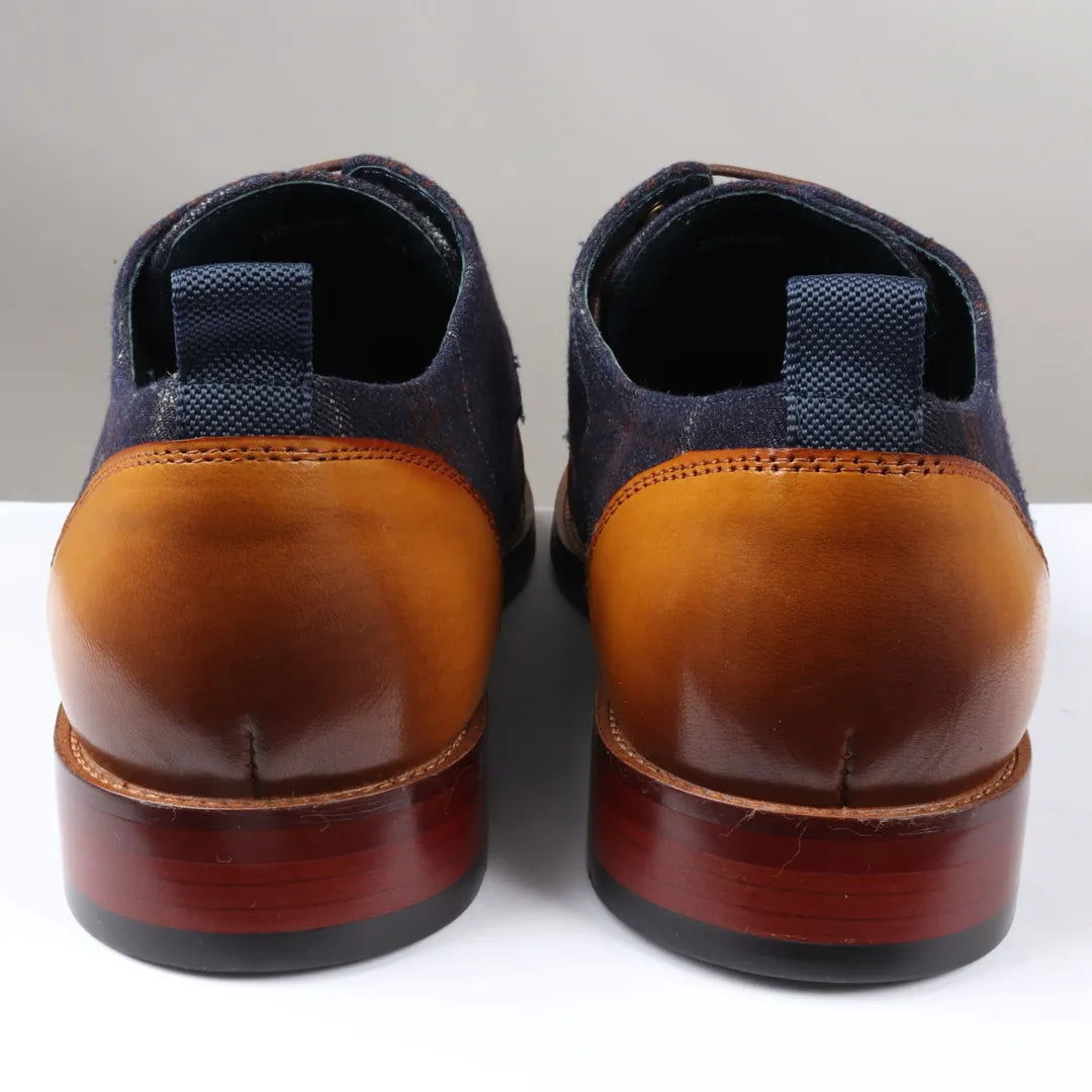 Ronnie - Zapatos Oxford de cuero para hombre