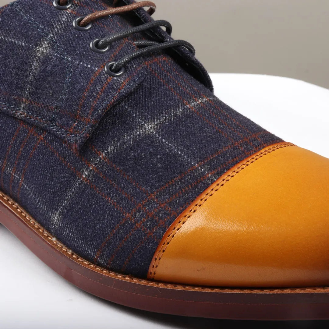 Ronnie - Zapatos Oxford de cuero para hombre