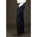 Ryan - Pantalones de tweed azul marino a cuadros para hombre