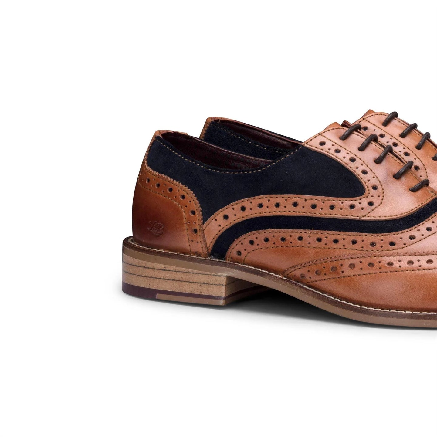 Zapatos de hombre de cuero auténtico estilo vintage, tipo brogue, de los años 20, de ante y tweed con cordones, elegantes y formales.