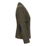 TPSTZ71 - Blazer de tweed verde oliva para mujer