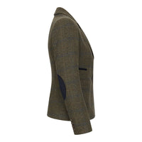 TPSTZ71 - Blazer de tweed verde oliva para mujer